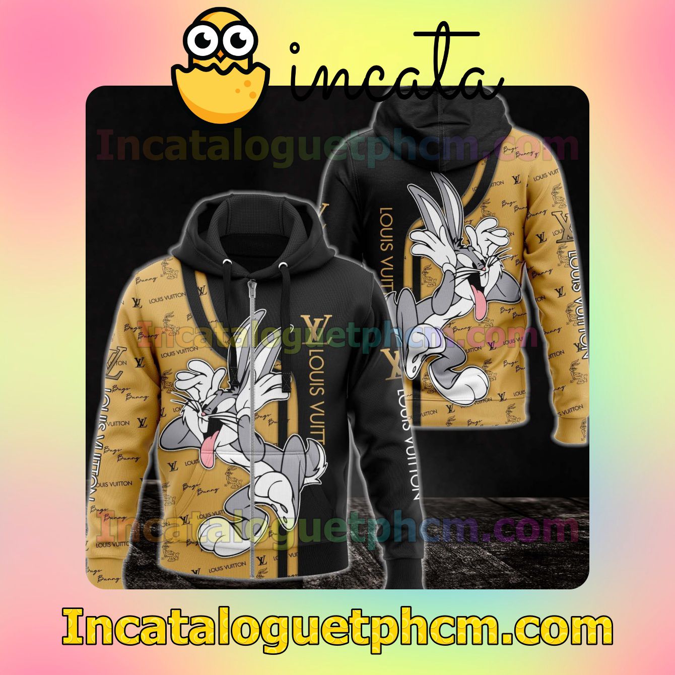 Lina Noelle on X: Louis Vuitton With Bugs Bunny Long Sleeve Jacket Mens  Hoodie 😍 Only $42.99 🌐 Buy Now:  #incataloguetphcm  #tagowear #tagolife #Champion_Hoodie #Essentials_Hoodie #Louis_Vuitton  #Nike_Hoodie