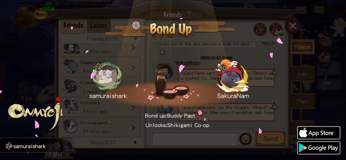 MAlodon's tweet photo. Teaming up in the world of Heian! I've become buddies with SakuraNam. Come and join us! https://t.co/5jSVamVDY5