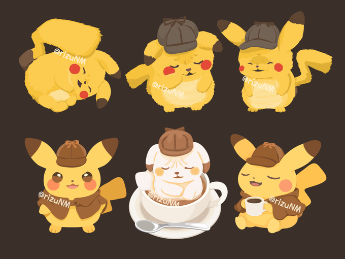 探偵ピカチュウのtwitterイラスト検索結果