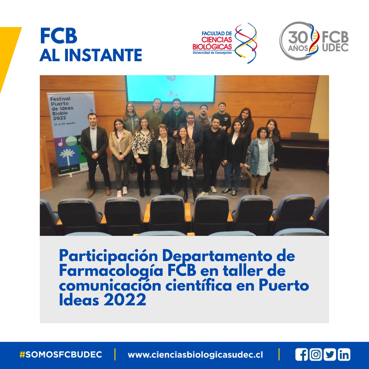 Cs. Biológicas UdeC tweet media