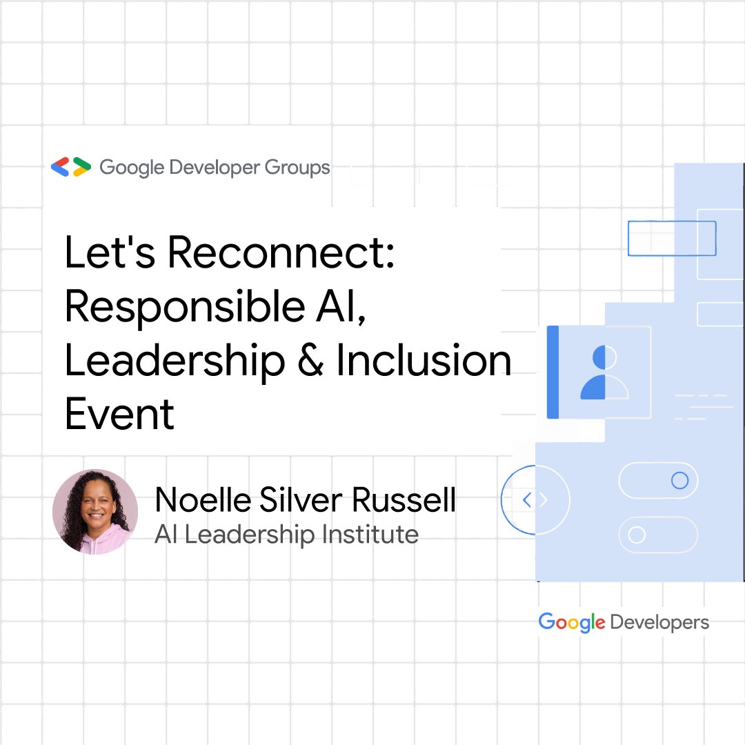 GotoAgenticAI's tweet photo. .@VentureBeat Women In AI Award winner @NoelleSilver_ is presenting the keynote on Responsible Application of AI with #GoogleML Kit at this year’s Let’s Reconnect. Join #GoogleDeveloperGroups September 6-8 by registering at https://t.co/UaB8oLki5B for FREE.
@googledevs #AI https://t.co/G9p3gkHP2J