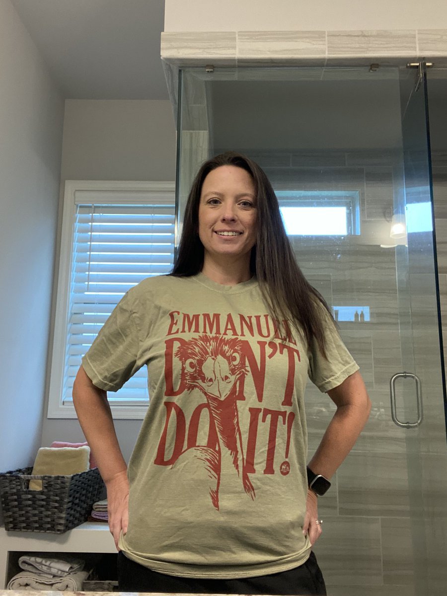 Musicmom1980's tweet photo. @hiitaylorblake Just got my shirt today! I love it! #EmmanuelDontDoIt #KnuckleBumpFarms https://t.co/dazeghqYbL