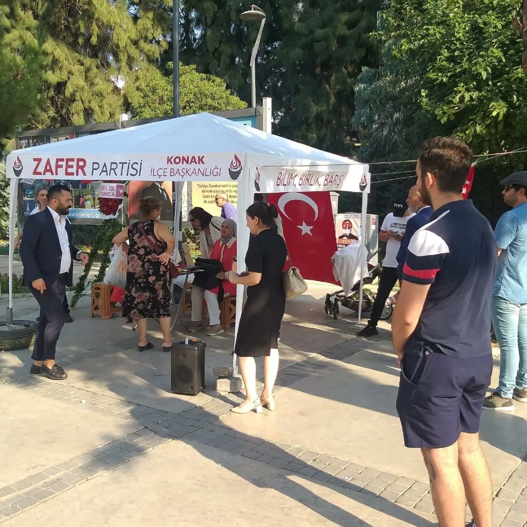 Zafer Partisi Konak İlçe Başkanlığı (@zaferpartikonak) on Twitter photo Zafer Partisi Konak İlçe Başkanlığı olarak ilçe Başkanımız Av Adnan Selvi öncülüğünde Teşkilat olarak 30 Ağustos Zafer Bayramını Kıbrıs şehitler girişine stant açarak hem bayramımızı kutladık hemen üye kayıtlarını yaptık
<a href="/AdnanSelvi2/">Av .Adnan Selvi</a> <a href="/TuncaEge/">Av. Ege Tunca</a>
@zafer_partisi35 Zafer Partisi Konak İlçe Başkanlığı olarak ilçe Başkanımız Av Adnan Selvi öncülüğünde Teşkilat olarak 30 Ağustos Zafer Bayramını Kıbrıs şehitler girişine stant açarak hem bayramımızı kutladık hemen üye kayıtlarını yaptık
<a href="/AdnanSelvi2/">Av .Adnan Selvi</a> <a href="/TuncaEge/">Av. Ege Tunca</a>
@zafer_partisi35