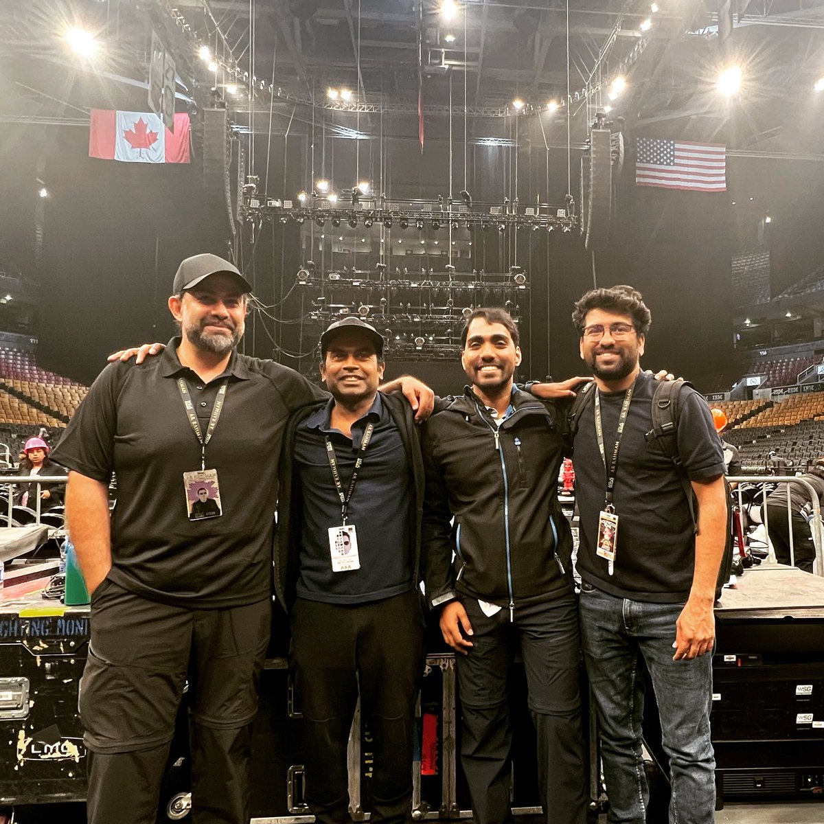 warren_dsouza's tweet photo. And it’s a wrap, proud of the lads, 23 shows, 36 cities, 43 days #arrahman #usa #canada #tour #audioteam #maytheforcebewithyou 🇺🇸🇨🇦🇮🇳 https://t.co/gEoNJitw0N