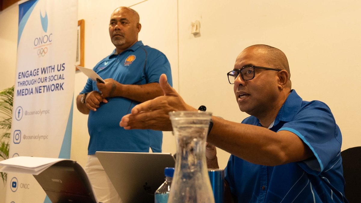 oceaniaolympic's tweet photo. Pacific sport industry experts into the second day of technical talk to finalise micro-qualifications for sport education courses in Oceania.
#OSEP #OceaniaTogether #MEMOSIANS #ONOC40 #SportManagement #StrengthAndConditioning https://t.co/84dYcX4Dl4