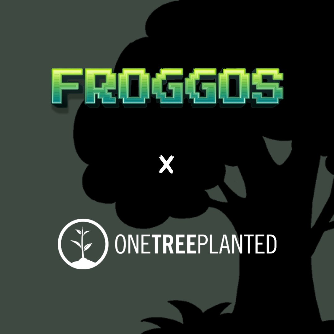 We are partnering with <a href="/onetreeplanted/">One Tree Planted</a> to plant trees around the world in areas where amphibian life is being threatened. 
As you engage, hodl, and support the Froggos you are saving wildlife across the globe.🌍 We go🐸🌳