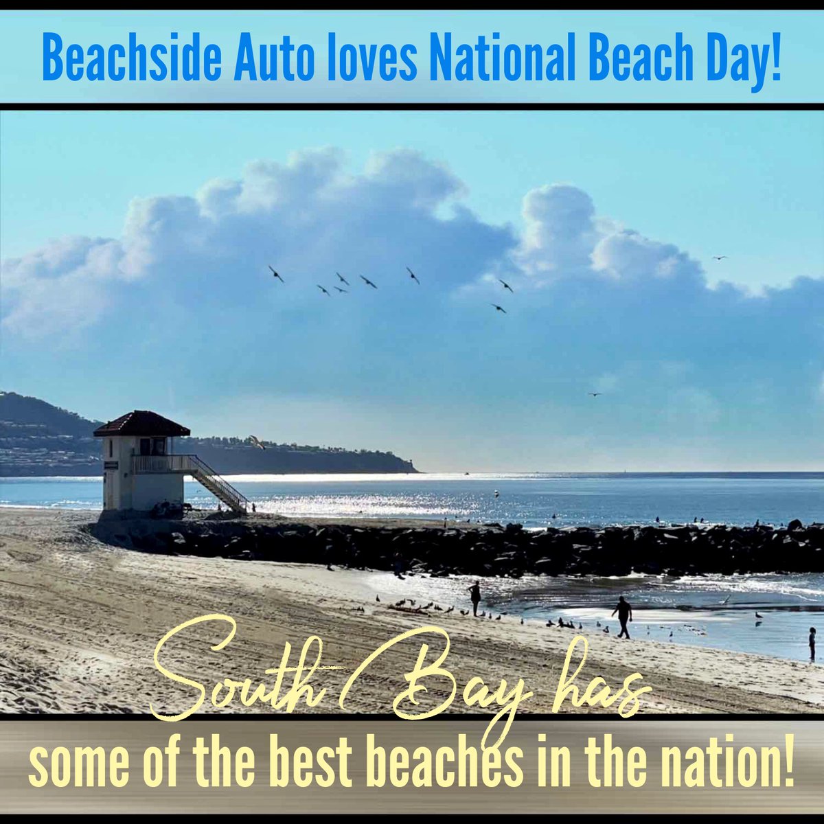 beachside_hb's tweet photo. Today is National Beach Day! At Beachside Auto in Hermosa Beach, we are located just a couple blocks from the surf, so we celebrate "Beach Day" every day! 🌞🌊⛱️
.
.
.
#NationalBeachDay
#NationalBeachDay2022
#beaches
#autorepair
#autorepairnearme https://t.co/dqM7vZHVGs