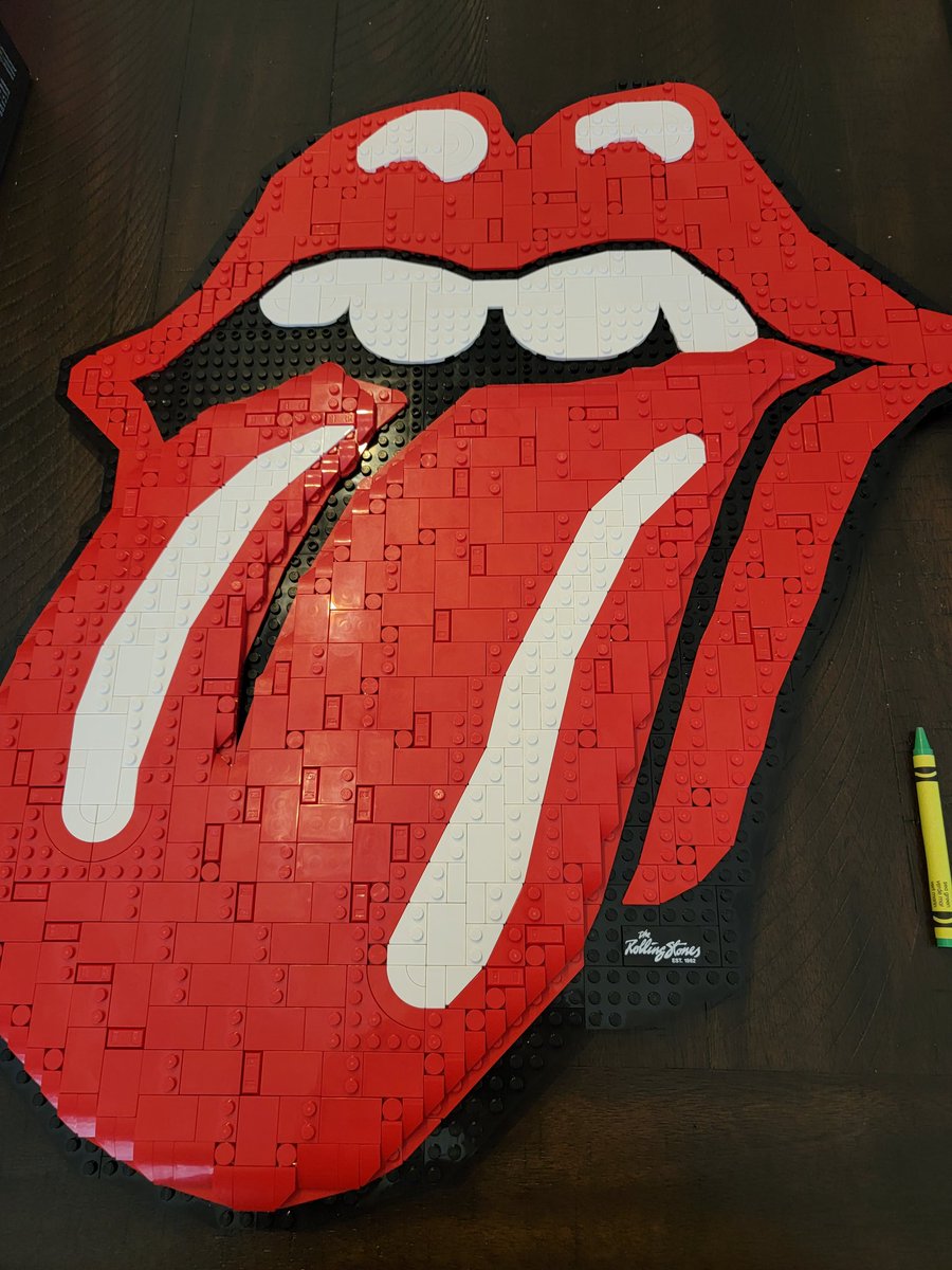 Kevin_Court's tweet photo. Just finished my @RollingStones @LEGO_Group project. It's amazing. Can't wait to hang it up. #lego90yearsofplay #Lego #RollingStones #Satisfaction https://t.co/THcaeWLQKI
