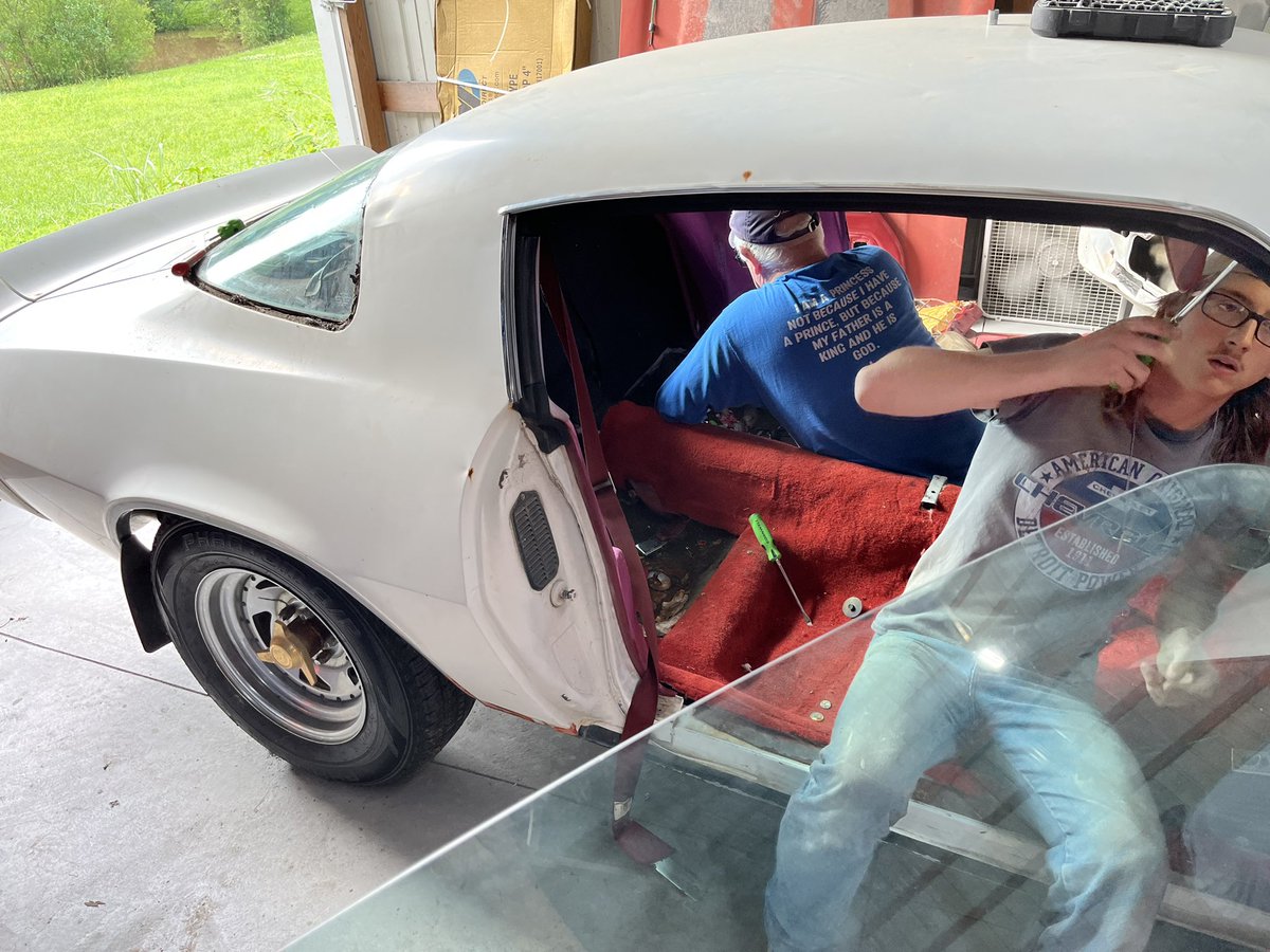 Clean customer ‘78 Z-28 just in.  Getting fresh paint, interior, and rear wide-body mod.
