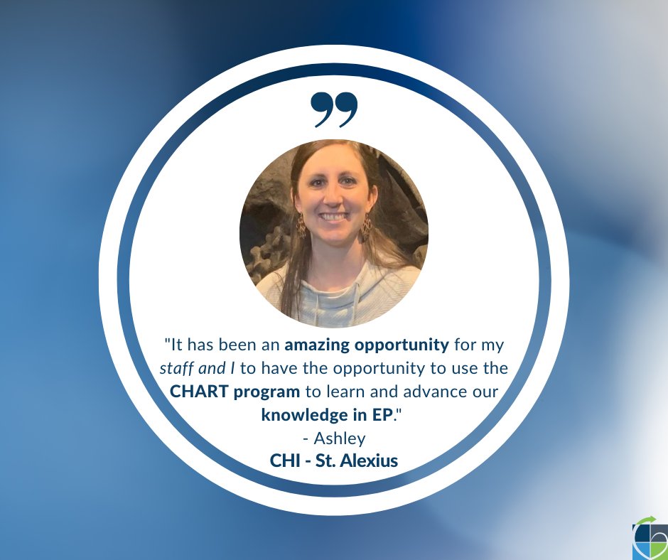 ChartAcademy's tweet photo. CHI-St. Alexius is working the CHART Plus+ EP program with @epnerdjen!
Structure and accountability applied to the super motivated group - at St. A's.
#LearnEP #EPcourse #CHARTcoach #CHART+ #EPeeps #cardiacEP #cardiology #EPcoach #VivaEP #EPLab #EPstaff #TestimonialTuesday https://t.co/JuQsspzAFh