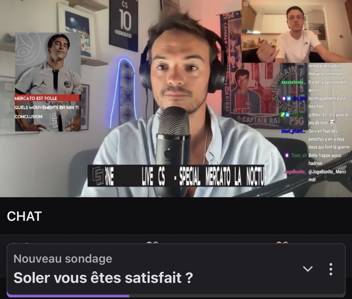 CanalSupporters's tweet image. 🚨 | On est plus de 1400 dans le #LiveCS pour la Nocturne 🌕

Venez nous rejoindre

➡️ Twitch.tv/Canalsupporters 

➡️  

#PSG