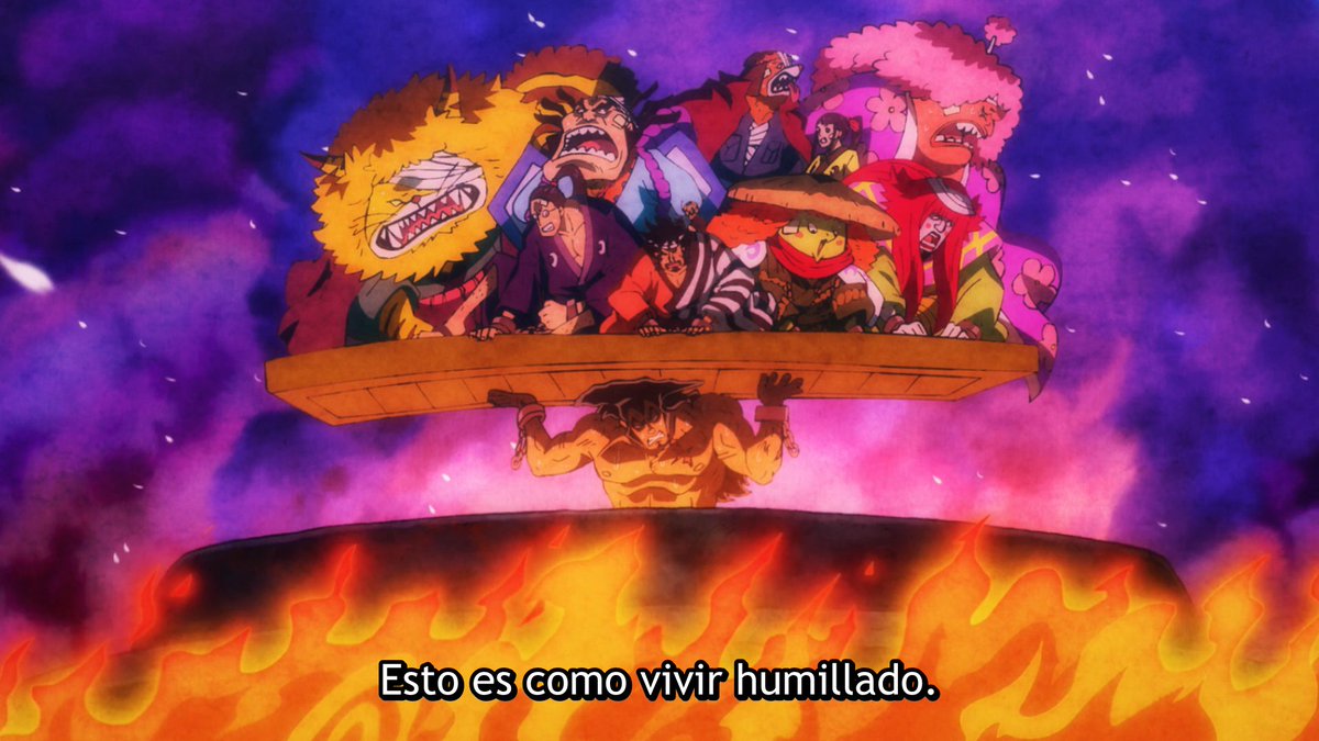 megam4x's tweet photo. Acabo de ver esto en stream.

Ya llevo unos capítulos pensándolo, desde que conocí a Oden, pero esto lo confirma al 100%.

Wano se ha convertido en mi arco favorito de One Piece (después Enies Lobby y Marineford) y Oden está rozando o está ya en el TOP3 de personajes.
TQM Oda. https://t.co/DBAMJyHB53