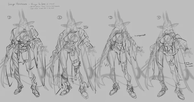 rough design concepts done for @yami__akane 
