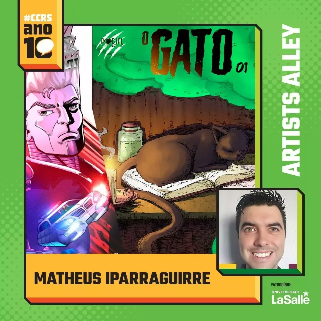 portalhqs's tweet photo. 🤩Estaremos lá na @comicconrs🥳
👥Dias 03 e 04 de #setembro na La Salle, a partir das 11hs🤠
🌟Venha conferir🌌
#Entretenimento #PortalEntretenimento #evento #nerd #geek #comicconrs https://t.co/cBjldCzAap