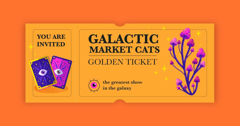 GMCatsNFT's tweet photo. GM Cats
Ticket NFTs Free mint wallet submission is live!
How to get one?
Join discord and flex there. Or just get a GM Cat meow
https://t.co/QcK2osMbEV https://t.co/njkC6x2BIj