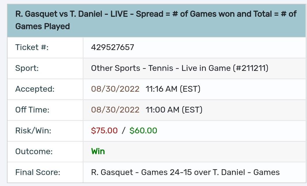SonaliJoyce's tweet photo. It's a sweep by @Cashismyname333
More tickets are there to show the whole team made units this morning
Time and time again one of the best @PicksCity ππππππ #GamblingTwitter #winners #TeamPicksCity #JoyNews #bigmoney #beastmode #heaintplaying #oneofthebestever #youdaman https://t.co/xJDACHyWfk