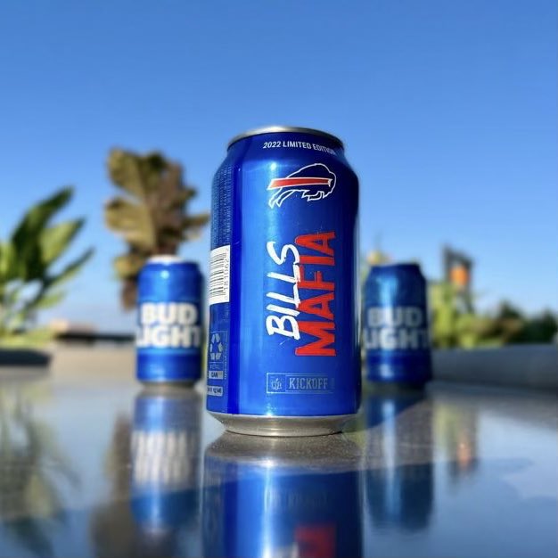 .<a href="/budlight/">Bud Light</a> #KickoffBeers are here! #BillsMafia, are you ready for the season?