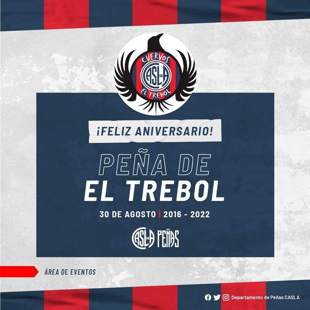 CdMalvinas's tweet photo. Desde @CdMalvinas saludamoa y felicitamos a @PsaCdia @CuervosElTrebol @CuervosMercedes @BelgranoCuervos en sus aniversarios.
¡¡Por muchos años más 🎉
#MasQue90Minutos❤💙
#SLFederal🇦🇷 #DeBoedoAlMundo✈️🌍
#AreaEventos #CuervosDMalvinasZN
@PeniasCASLA https://t.co/B42heHUIHl