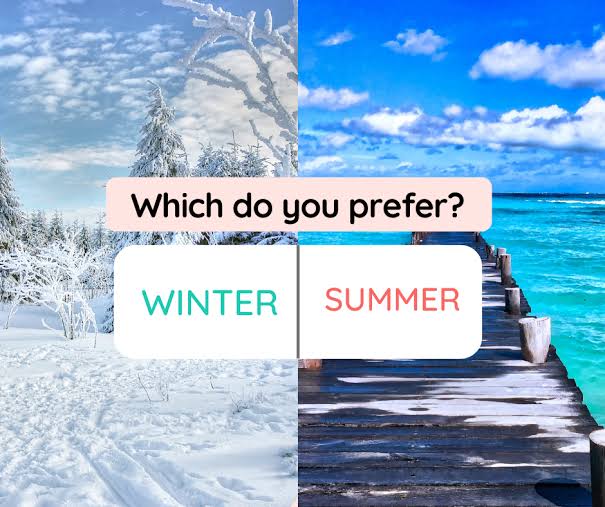 #الصيف_vs_الشتا