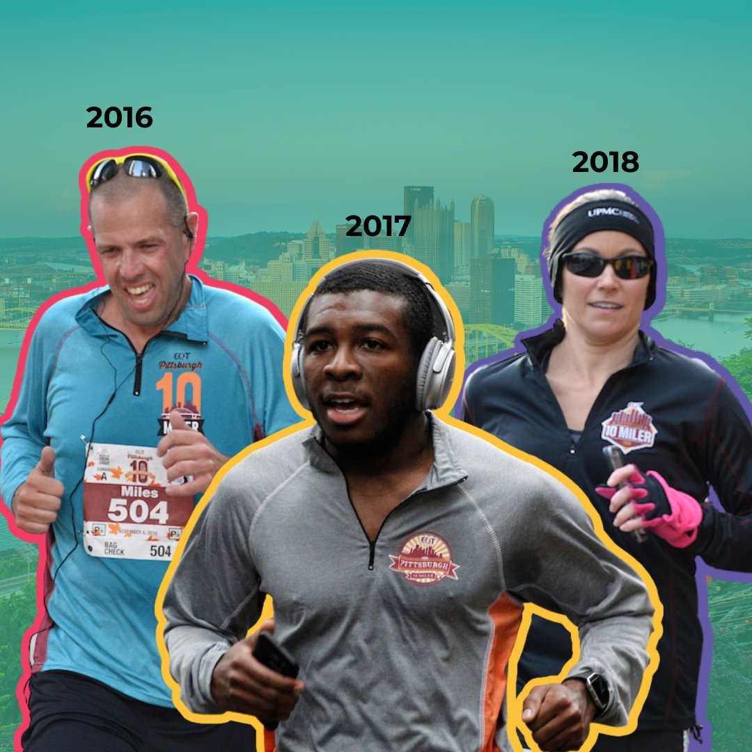 Pgh10Miler's tweet photo. 9 years of @EQTCorp Pittsburgh 10 Miler #RaceDay shirts! Who is excited to see the 10th anniversary shirt?! ππ We'll be revealing this year's shirt for 10 mile and 10K participants TOMORROW. π #pittsburgh #pghrunner #runpgh #runwithp3r https://t.co/bJgKbRzpqd