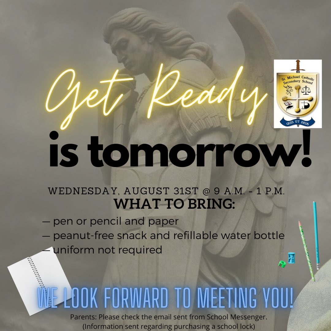 See you tomorrow, Grade Nines! 💫 <a href="/stmikesbolton/">stmikesbolton</a>