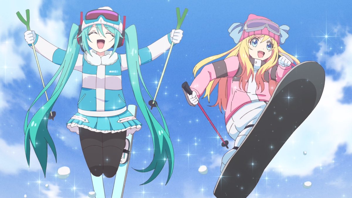 ledfut360's tweet photo. #DropkickOnMyDevil #DropkickOnMyDevilX #HatsuneMiku #JashinChan #Crunchyroll #VOCALOID
The Miku cameos ramp up with a special ED this episode. I wonder if they'll continue after her birthday, tomorrow. https://t.co/MYQjSlrgUv