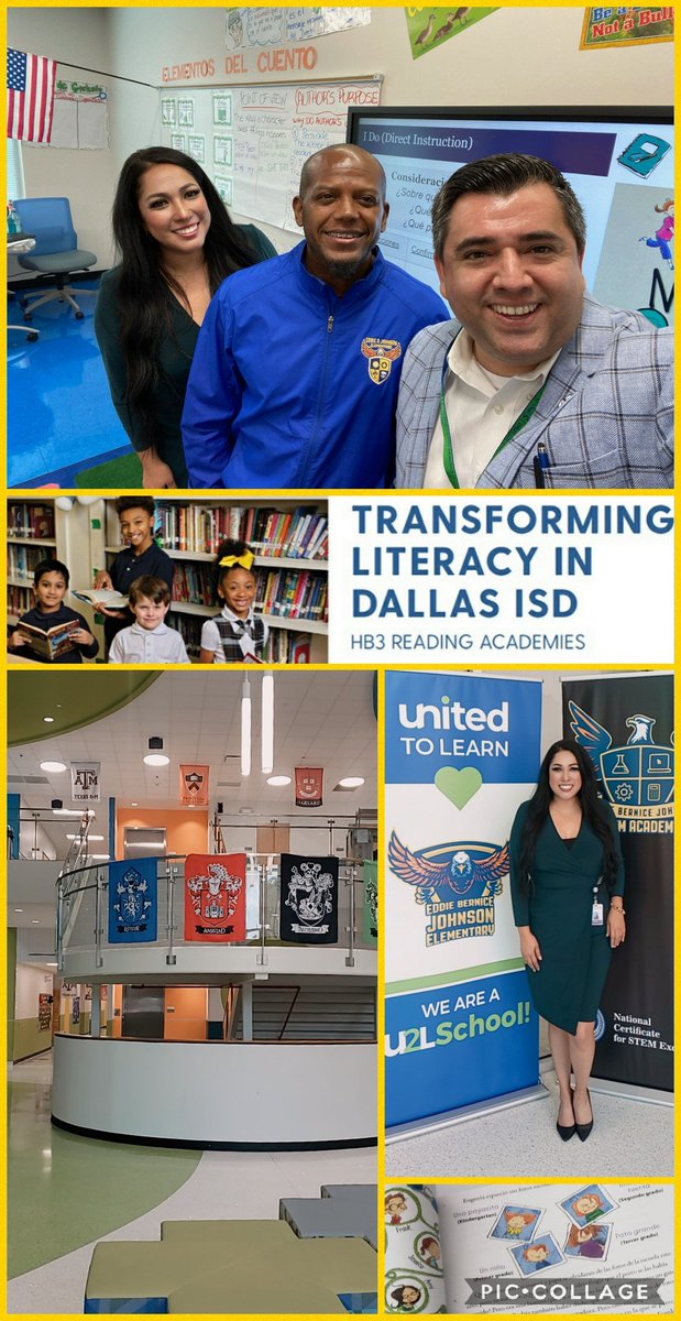 MissJudyCastro's tweet photo. Such a beautiful campus &amp; welcoming staff! Initial visits with our wonderful Reading Academy participants! 
#startingstrong 📚💪🏽
@EddieElem @ReadBIGDallas @DISDcamposeco @DrElenaSHill @Mo1Ramirez @keishal929 https://t.co/f3rXwqvbIN