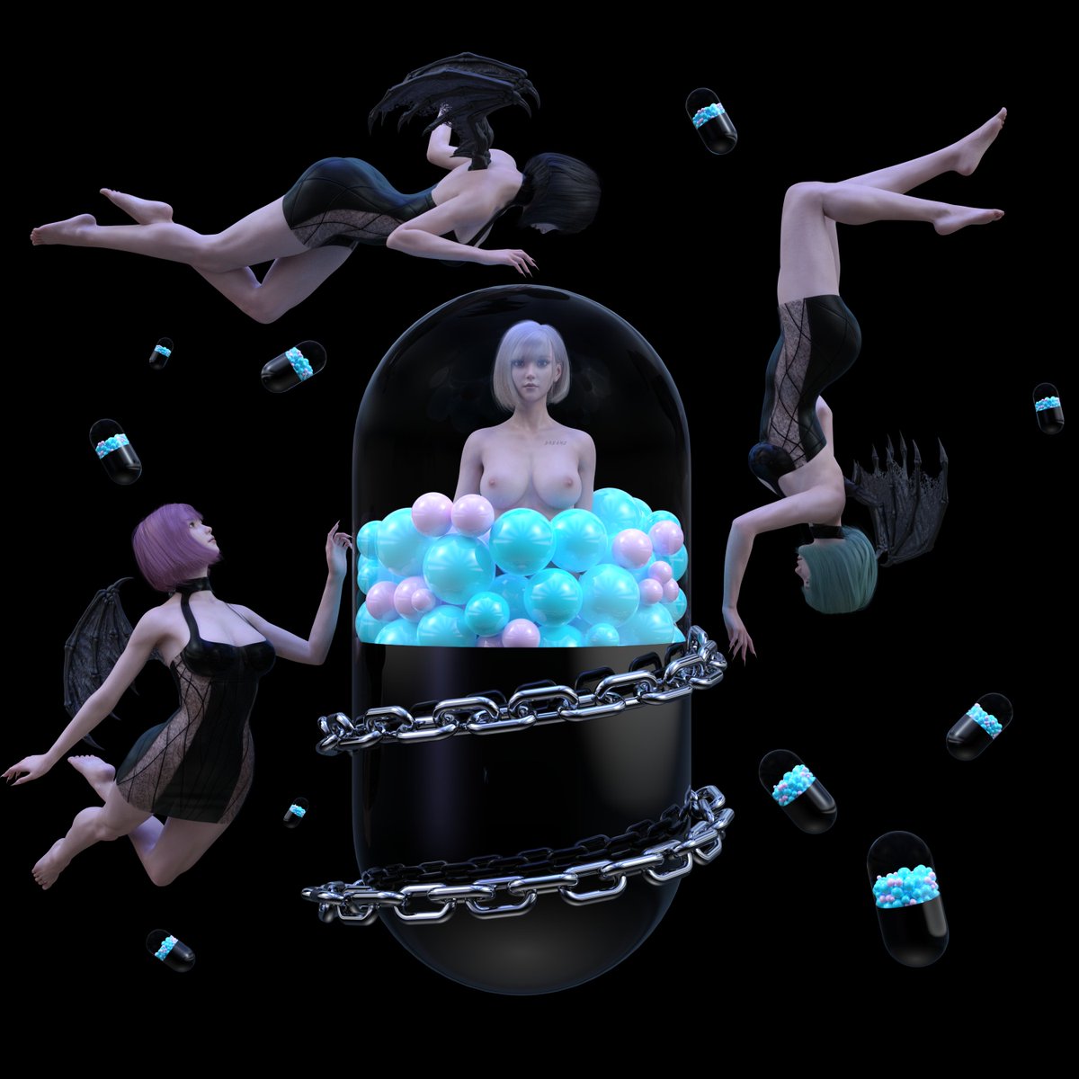 lofi_dreamz's tweet image. FIGHTING MY INNER DEMONS 

FIRST EDITION IS NOW MINTED 

ON @MAKERSPLACE

BUY NOW PRICE .05 ETH / $75 

makersplace.com/dreamz/fightin…