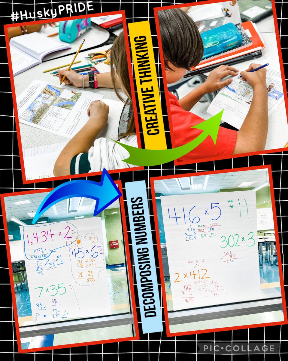 finnegan54321's tweet photo. Love seeing THINKING during independent work time! Look at the number flexibility in the math problems! Thank you, Ms. Harris and Ms. Weiser! #multiplepaths #conceptuallearning #HuskyPRIDE @BISHuskyPride https://t.co/rDA5JlPK0U