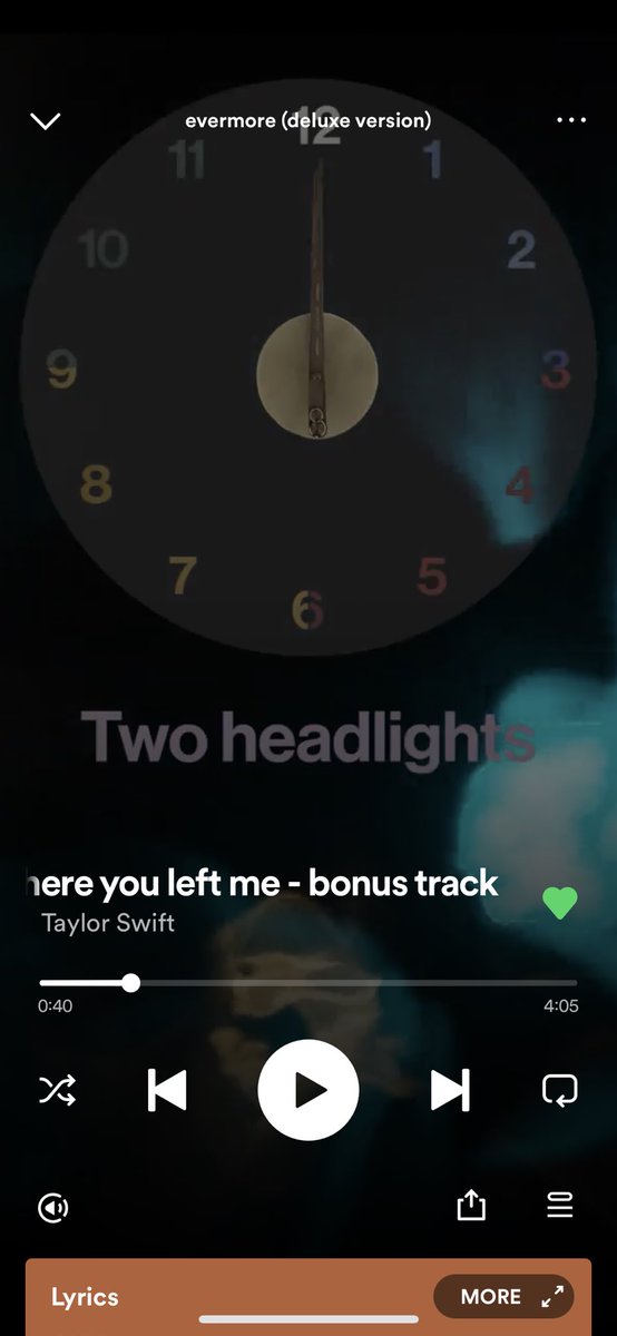 spicegvrl's tweet photo. Taylor updated Spotify, so that there are midnight themed lyrics on the screen when you play her music #MidnightsTaylorSwift #TaylorSwift https://t.co/XMvPNy4ykw
