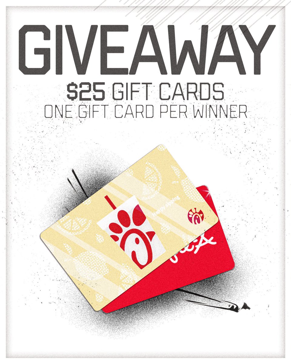 🚨 GIVEAWAY ALERT 🚨 Raise your hand if you love free @ChickfilA 🙋‍♂️ We’re giving away more gift cards worth $25 each! RT and follow us and @CFAPeachBowl for a chance to win. Details below.