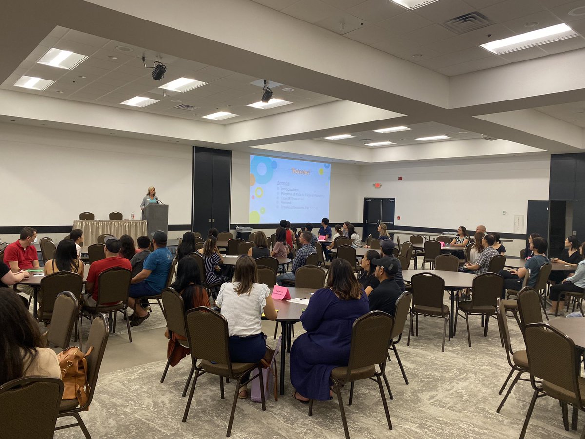 We had a great turnout at our District Title III Parent Night. Thank you to Beth Parks for coordinating this wonderful event for our families!