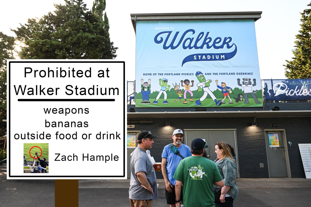 picklesbaseball's tweet photo. check out the new sign we just installed at Walker Stadium https://t.co/r0ZPWqah8i