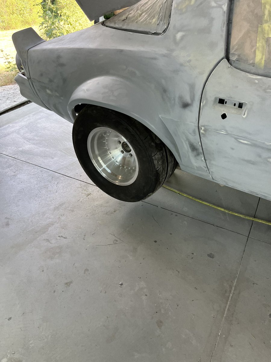Pie cut flares on the ‘78 Z.  Not my cup of tea, but the customer is pleased, that’s all that matters.