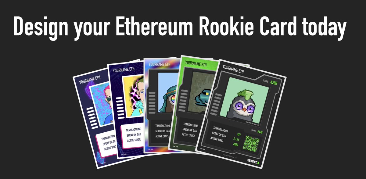 🚨 PRE-SEASON HAS STARTED 🚨

VIPs: Design your Rookie Card now at erc-1.com

Ends in 24 hours