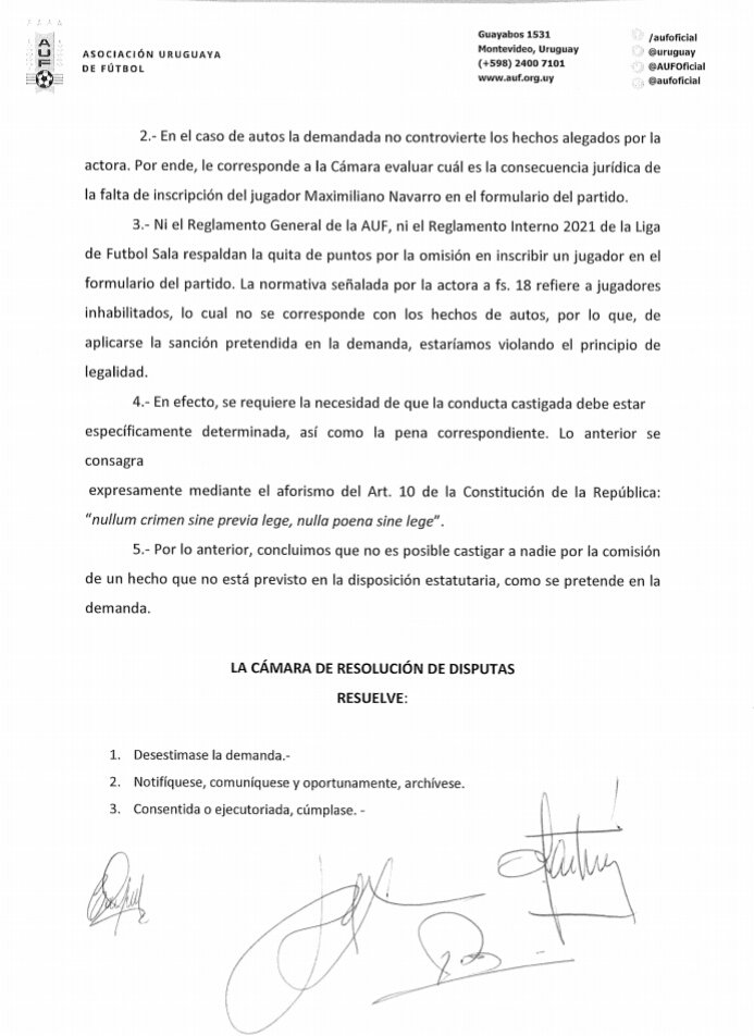 ElshowdelFS's tweet photo. #AUF La Cámara de Resolución de Disputas desestimó el reclamo de Nacional ante Boston River por la no inscripción en formulario de Maximiliano Navarro 📒👇 https://t.co/4IZ9yM1NiF