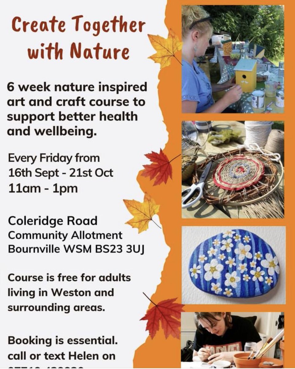 helenwheelock1's tweet photo. Our courses are inclusive, fun and free. 
#GreenSocialPrescribing @bw_energycic @VANS_NS @NorthSomersetC @FestofNature https://t.co/N4f2qJSpd0