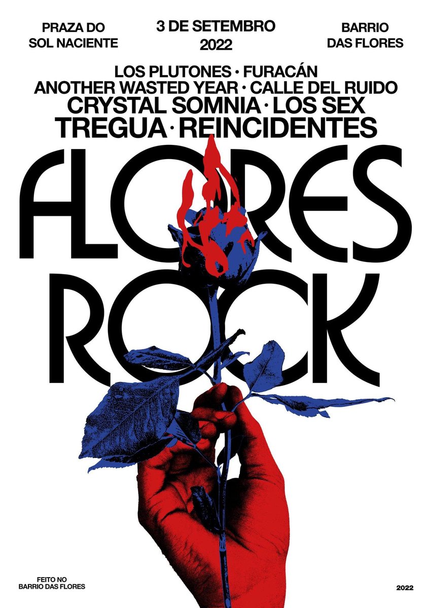 Nos vemos este Sábado Coruña!En el FloresRock🤟🔥🤟. 

#floresrock #coruña <a href="/Cultura_Coruna/">Cultura da Coruña</a> <a href="/corunaonline/">corunaonline.es</a> <a href="/ViveCorunaMag/">Vive Coruña</a> <a href="/corunamola/">Coruña Mola</a> <a href="/Coruna_in/">CORUNA_IN</a>