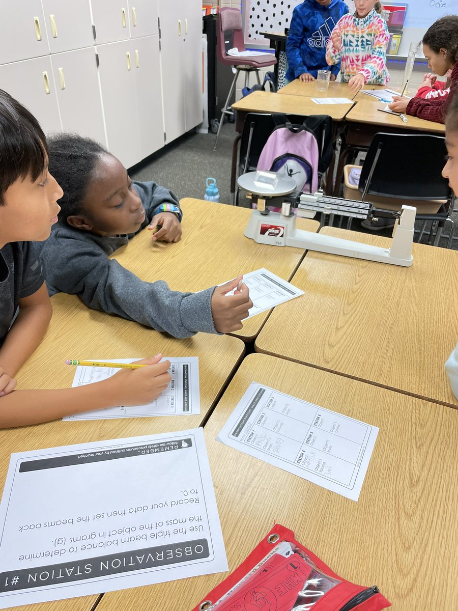 Mrsshane_HHE's tweet photo. Hands on learning. Finding the mass and volume of different objects! #GrowingTogether @HumbleISD_HHE https://t.co/jpXrSQuXrA