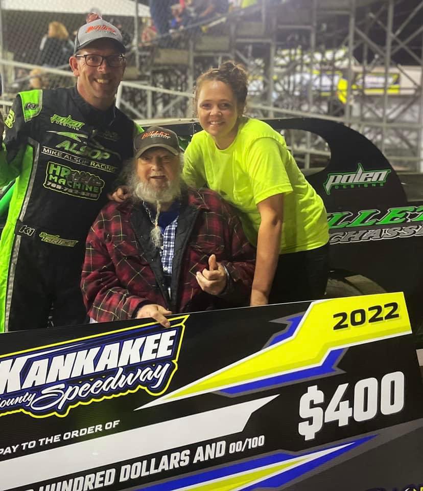 BulletChassis's tweet photo. Friday night Jerrad Krick got another win at the @KankakeeSpdwy! Way to go Jerrad! #TeamBullet https://t.co/Eg7tOKID1r