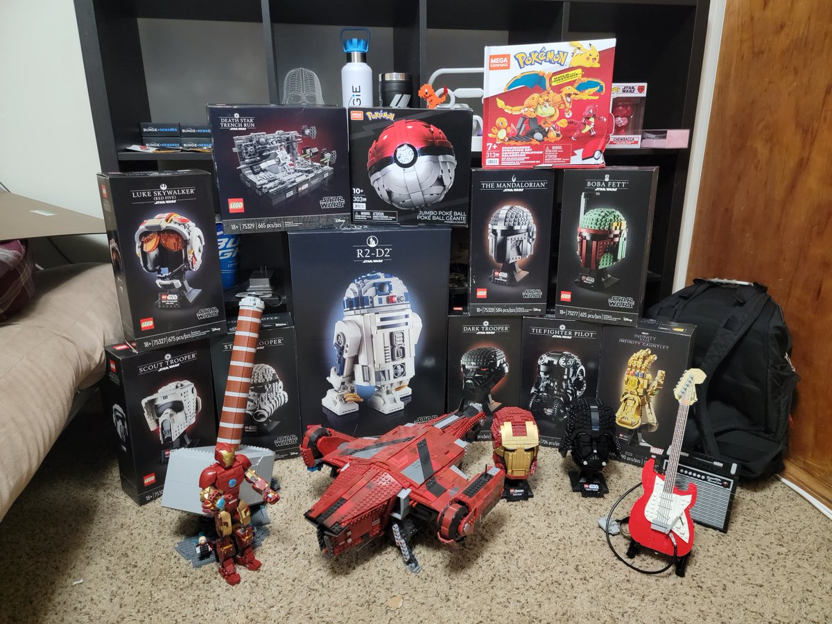 smitty9190's tweet photo. May you all find some who supports your addictions. My wife is the best. She bought all but like 3 of these sets lol https://t.co/1uGrItlpK1