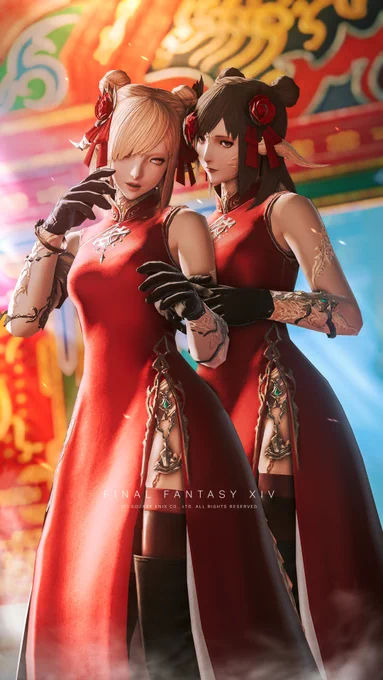 Red dress Aura×2 