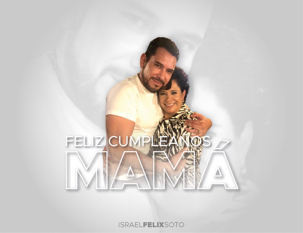 Mi admiración y todo mi amor y cariño para mi mamá siempre, gracias por ser un gran ejemplo de fortaleza, amor y empatía. ¡Feliz cumpleaños!
