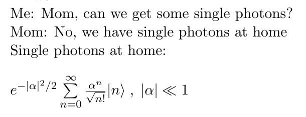 Apparently people TeX up their memes these days...