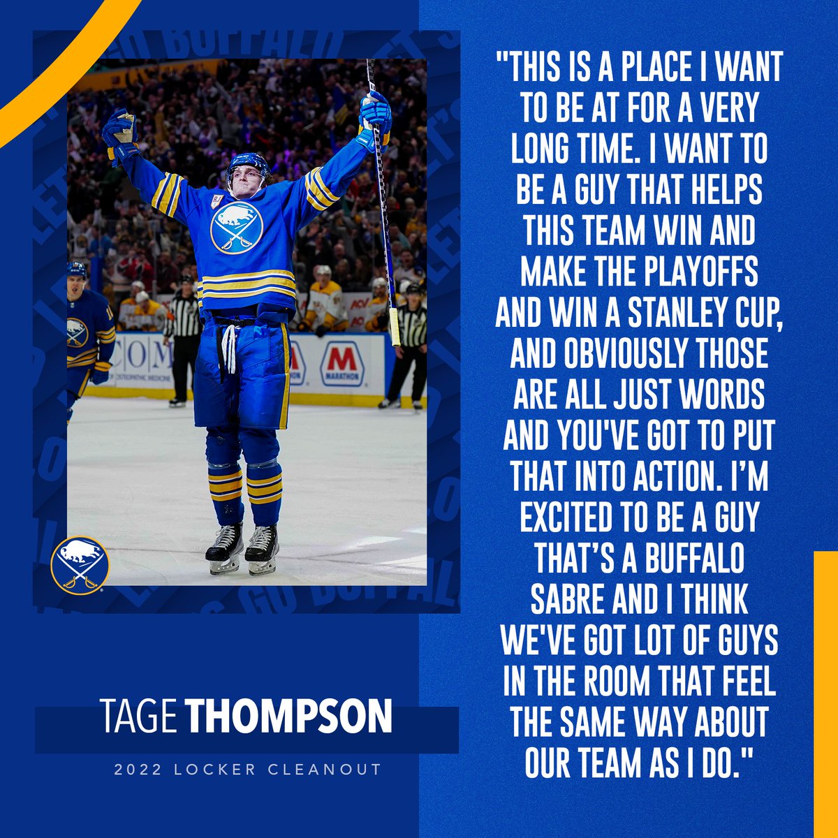 BuffaloSabres's tweet photo. Buffalo guy. 🙌 https://t.co/xvuowPAc9y