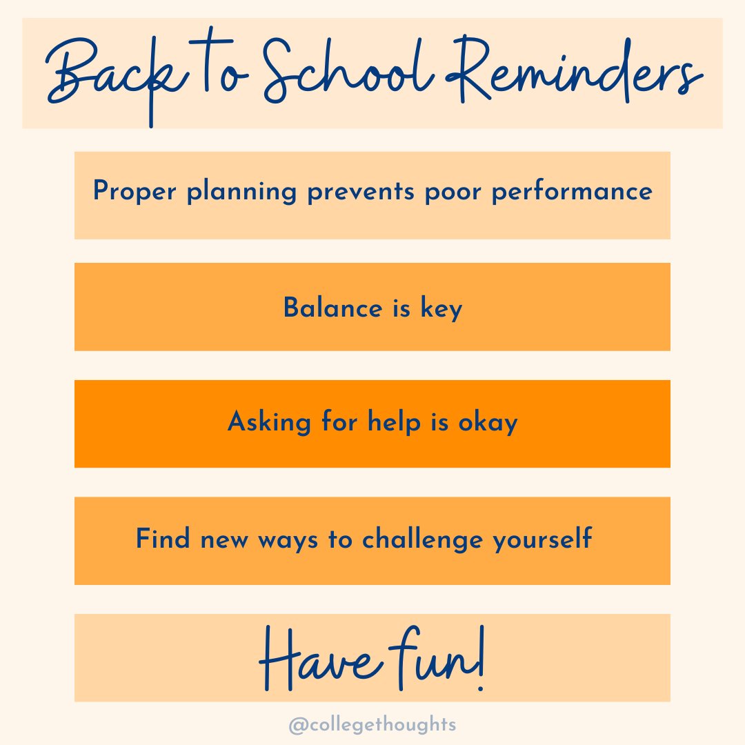 Happy #BacktoSchool season! 🥳

Some friendly reminders for students, parents, caregivers, teachers, staff, and all!

We’re all in this together. Here’s to a successful, safe, and fun school year!