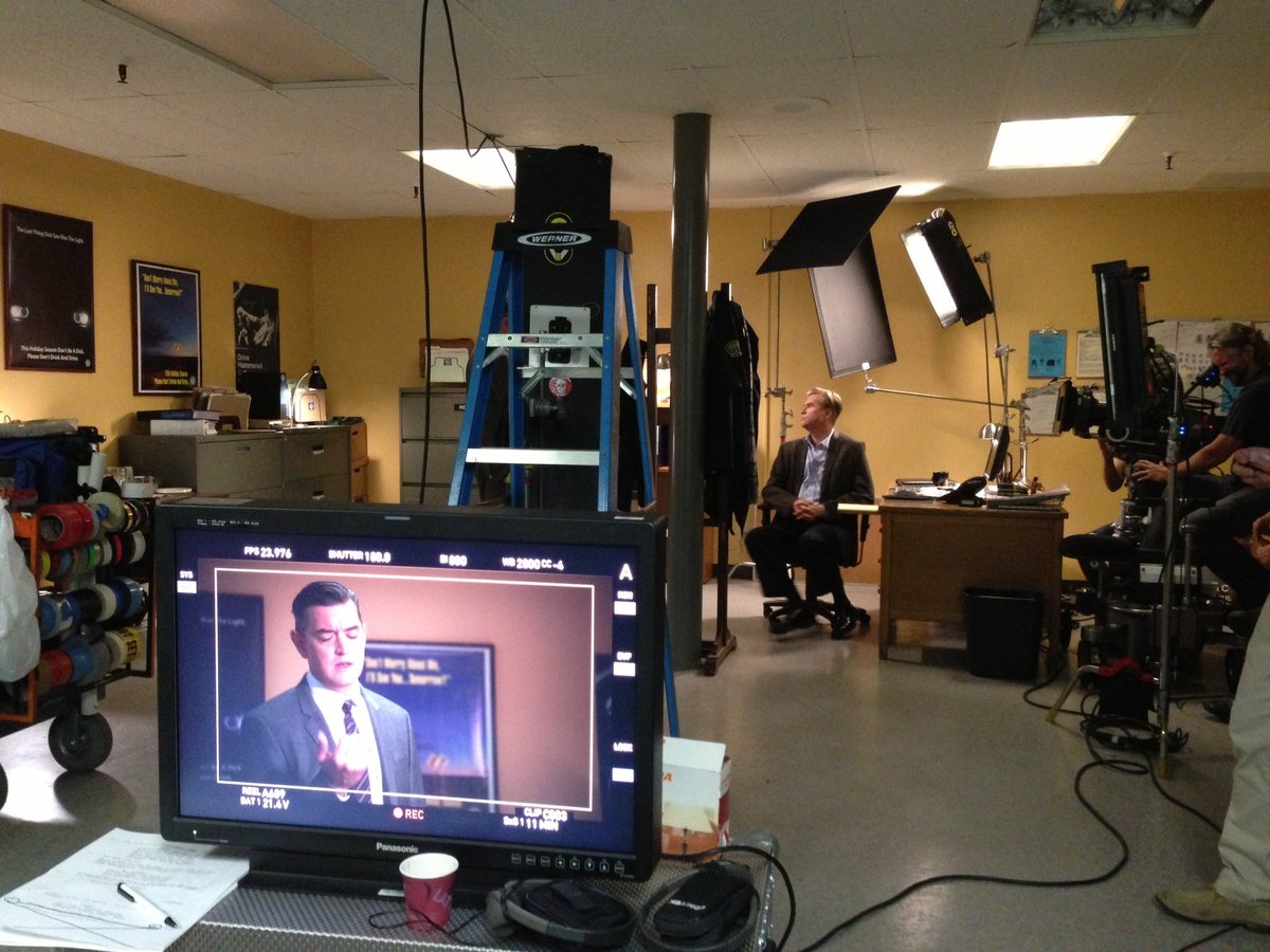 Omundson's tweet photo. Today is a pretty special day in the ⁦@PsychPeacock⁩  Universe, it’s the 9th anniversary of our last day of filming on the regular series and the day we finally revealed  DOBSON, aka the glorious ⁦@valkilmer⁩  I can’t think of a better #GratitudeTuesday post https://t.co/1fKEukQoFm