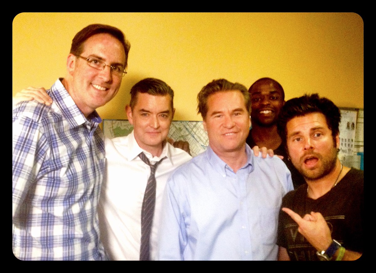 Today is a pretty special day in the ⁦<a href="/PsychPeacock/">Psych on Peacock</a>⁩  Universe, it’s the 9th anniversary of our last day of filming on the regular series and the day we finally revealed  DOBSON, aka the glorious ⁦<a href="/valkilmer/">Val Kilmer</a>⁩  I can’t think of a better #GratitudeTuesday post