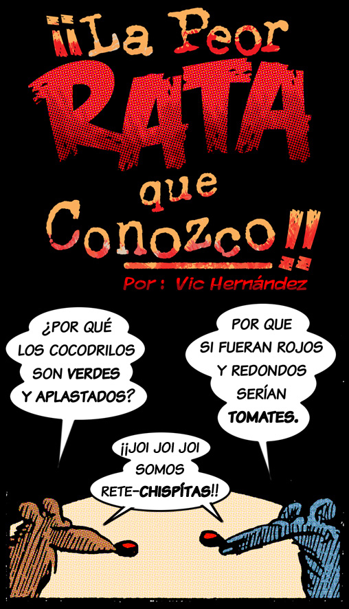 ¡La PEOR RATA que Conozco! Viñetas protagonizadas por un par de ratas que solo se saben chistes CEBOS y Malos. Lulú Comics 1996-2001 #DadJokes #LaPeorRata #LulúComics #Comic