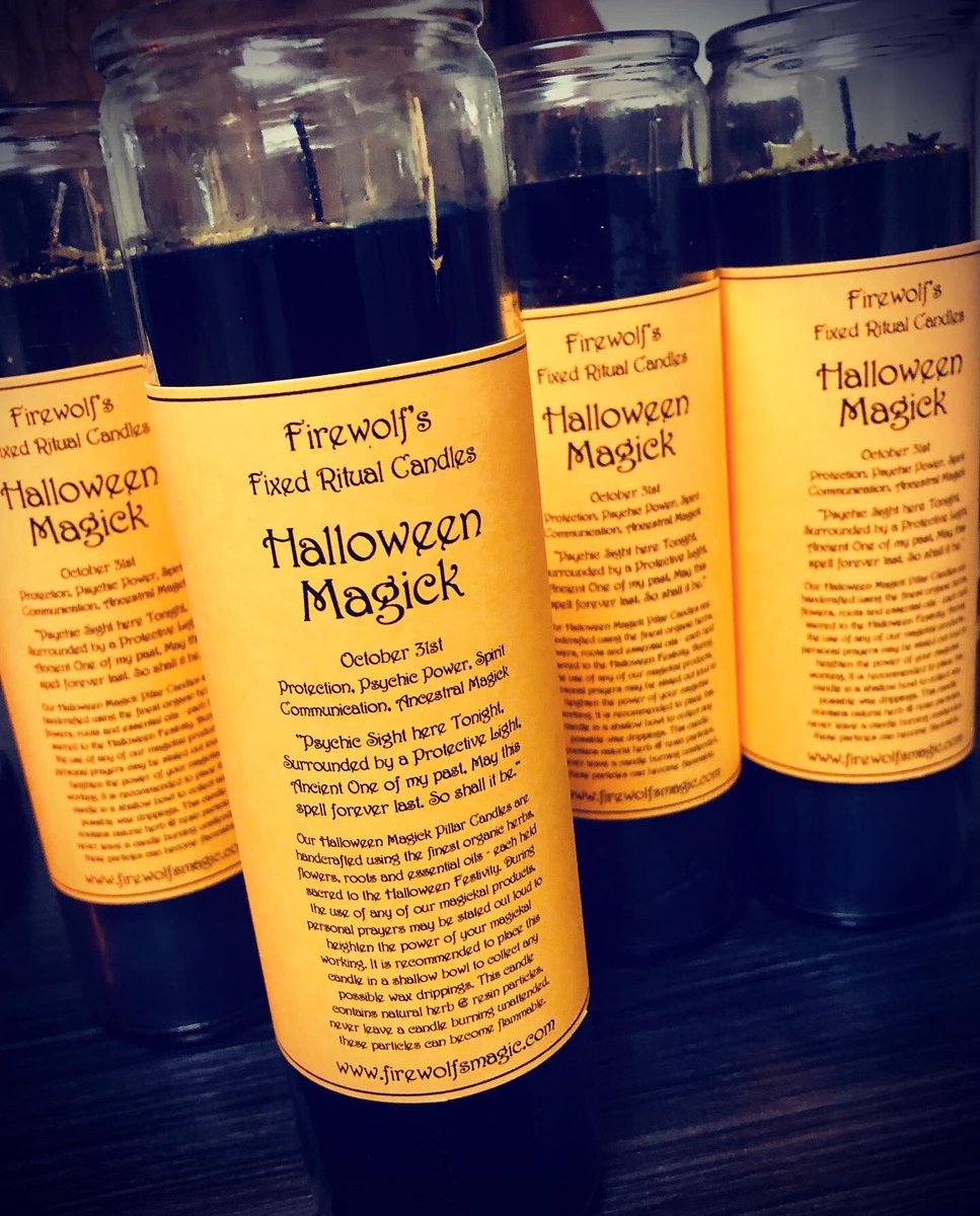 KyleBLeite's tweet photo. Halloween Magickal Products Now Available @
https://t.co/CHmec9YlKd
#allnatural #handmademagick #magick #organic #pagan #strega #stregawitch #superstitious #witch #witchcraft #handmadecandles #witches #halloween #samhain #dayofthedead #feastofthedead https://t.co/uhFeZney9A